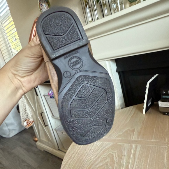 Wonder Nation|Baby girl,toddler Shiny gold Cowboy Boots in square toe•••size 7 - Picture 7 of 9